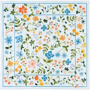 Martha Stewart Floral - MSRW190 - Indoor Power Loomed Machine Washable Skid-Resistant Rugs - 1 of 4