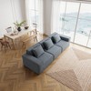KWPZQEB Cloud Sectional Couch, Chenille Tofu Block Sofa, Upholstered Couches with Armrest & Deep Seat, Compressed Sofa for Living Room, Bedroom - 2 of 4