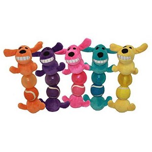 Multipet LoofaPillar Dog Toy with Squeaker, Tennis Ball, and TPR Ball - 1 of 1