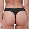Skarlett Blue Women's Adorned Cotton Thong 371211 - 2 of 3