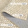 Washable Area Rug Modern Braided Printed Non Slip Non Shedding Rug Indoor Non-Shedding Stain-resistant Floor Cover - 4 of 4