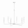 Capital Lighting Paloma 6 - Light Chandelier in  Textured White - 3 of 4