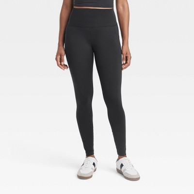 Women's High-Rise Winter Pocketed Leggings - All In Motion™ Black XS