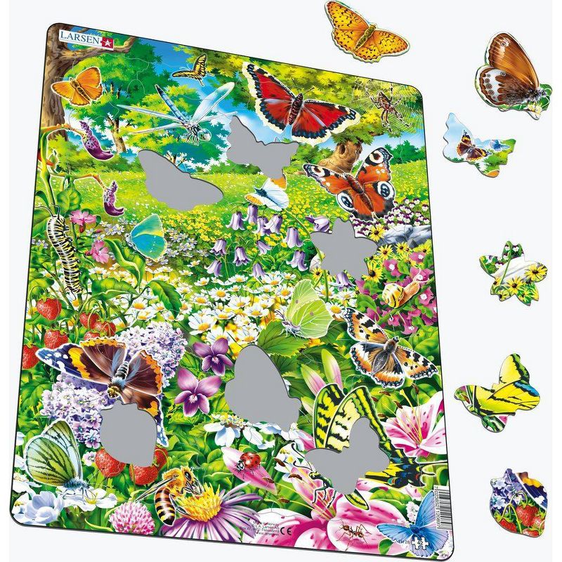 Springbok Larsen Butterflies Children's Jigsaw Puzzle 42pc, 3 of 6