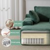 KTMBDW Oversized Chaise Lounge Chair Cozy Cloud Couch, Modern Plush Corduroy Upholstered Sleeper Sofa Daybed with 3 Throw Pillows and Wide Armrest - 4 of 4