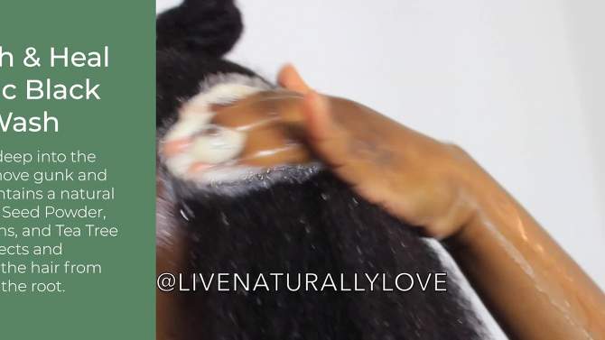 Alodia Nourish and Heal Organic Hair Soap Wash - Black - 8 fl oz, 2 of 8, play video