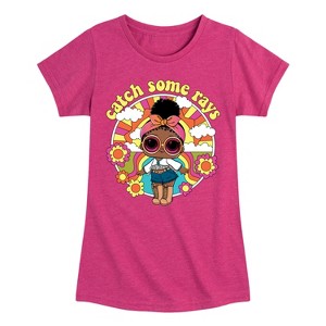Girls' - LOL Surprise! - Catch Some Rays Fitted Short Sleeve Graphic T-Shirt - 1 of 4