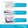 BIRDROCK HOME Stainless Steel Steam Table Pan Lids, 24 Gauge Steel, Fits 1/4-Size Hotel Pans, Perfect for Meal Prep, Cooking & Food Storage (6 Pack) - 2 of 4