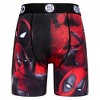 Mens Deadpool Black and Red Collage PSD Boxer Briefs - 3 of 4