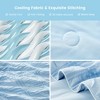 Cozy Bliss Seersucker Cooling Comforter, Reversible Cooling Blanket for Hot Sleepers - 4 of 4