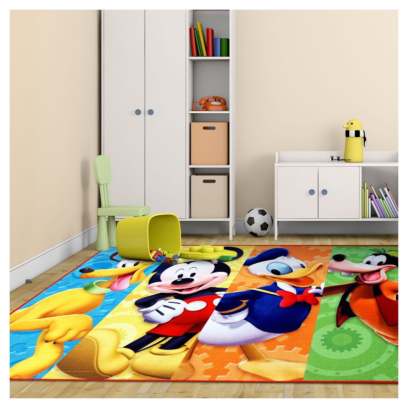 5&#39;x7&#39; Mickey Mouse &#38; Friends Kids&#39; Rug, 3 of 7