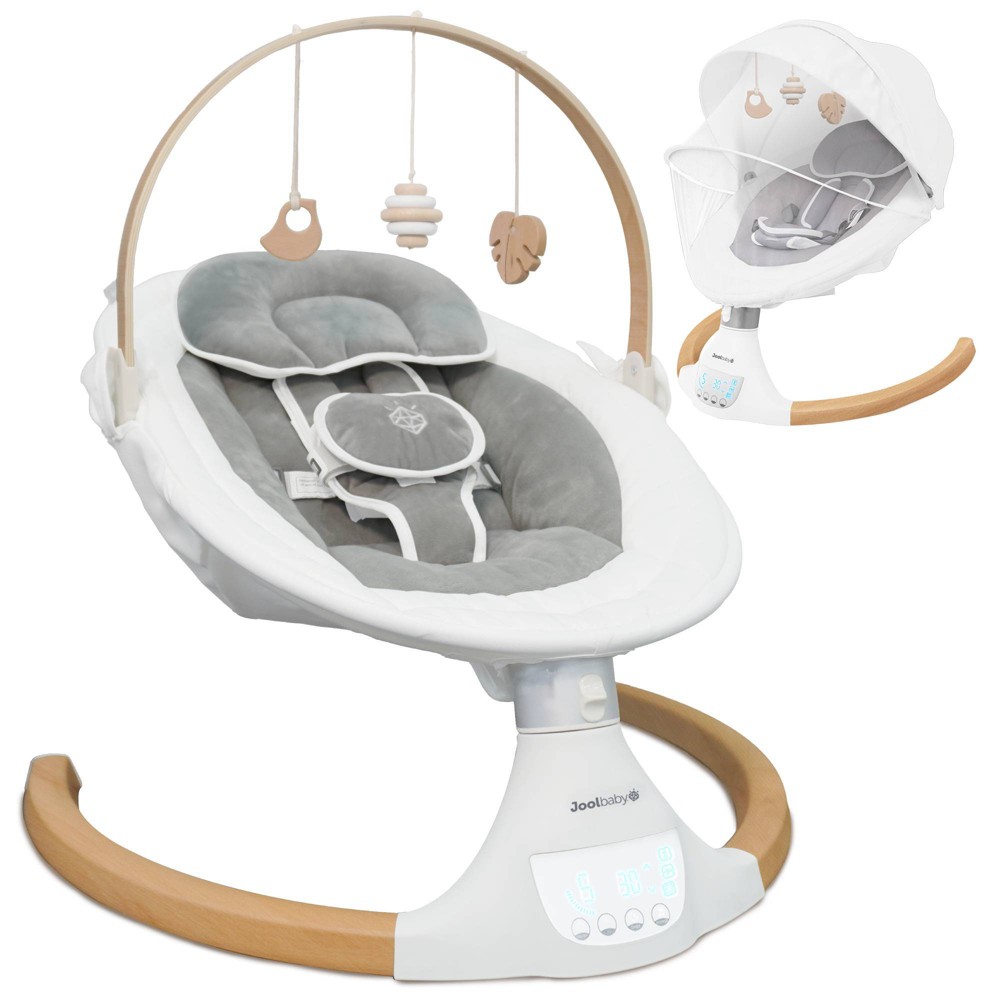 Photos - Swing / Rocking Chair Jool Baby Nova Nature Baby Swing - Brown/White