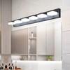 VYNXARIA Black Wall Lights, Modern 6-Light Vanity Fixture for Bathrooms and Makeup Tables - 2 of 4
