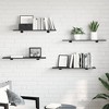 vidaXL Bookshelf Boards 4 pcs Gray 31.5 in.x7.9 in.x0.6 in. Engineered Wood - 3 of 4