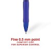 Staples AURA GEL RT FINE 0.5MM BLUE 12 50365 - 3 of 4