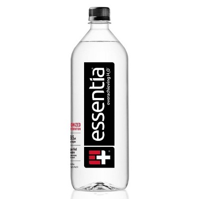 Essentia Water 9.5 pH or Higher Ionized Alkaline Water – 1 Liter Bottle