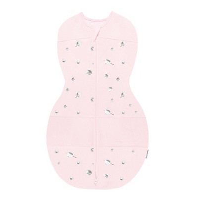 Image of Happiest Baby Sleepea Sack Swaddle Wrap - Pink with Planets - M