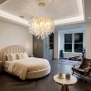BAOURE Modern Black Tree Branch Chandelier 6-lights, 18.11in Linear Pendant Light Fixture for Dining Living Room Entryway Foyer Stairway Bedroom - 4 of 4