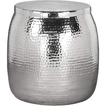 Winston Side Table Aluminum Silver - ZM Home