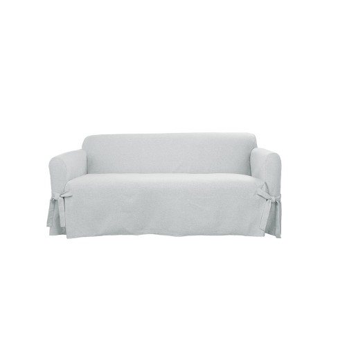 Tailored Slipcover for Loveseat with Attached Back – The Slipcover