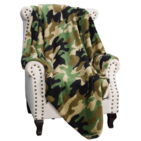 Soft best sale camo blanket