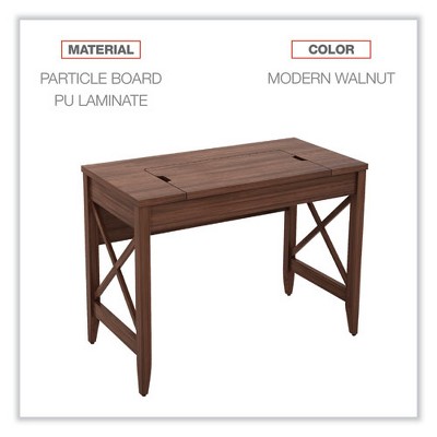 Modern Walnut Sit-to-Stand Adjustable Height Desk