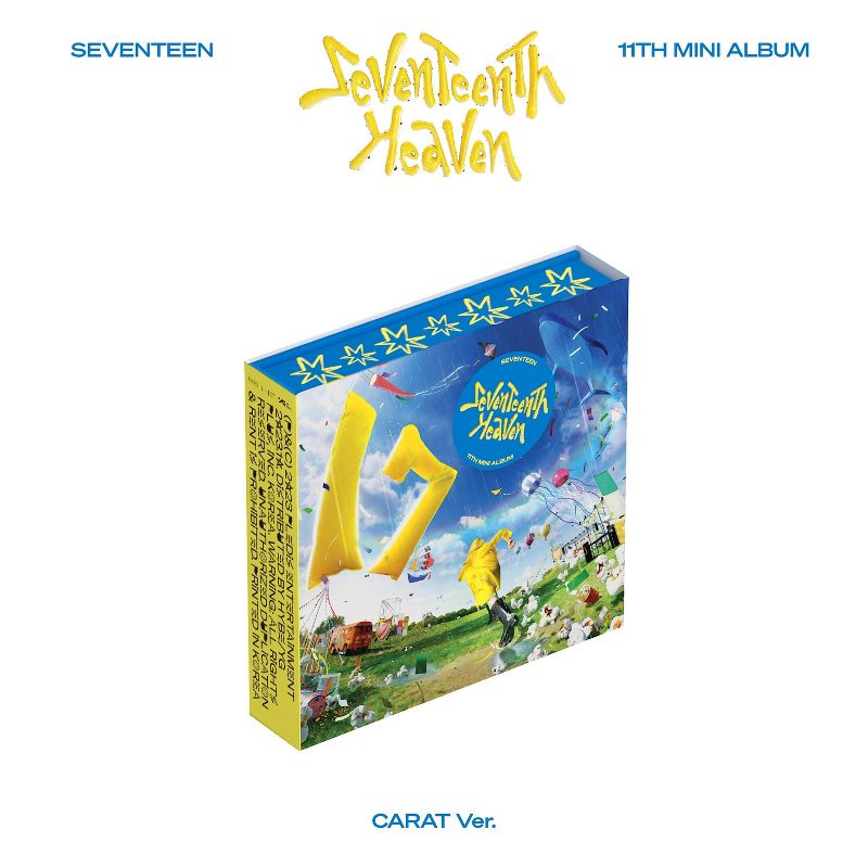 SEVENTEEN - SEVENTEEN 11th Mini Album &#39;SEVENTEENTH HEAVEN&#39; (CARAT Ver.) (CD), 1 of 3