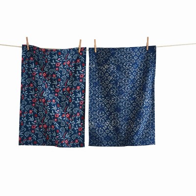 tagltd Prairie Floral Dishtowel Set Of 2