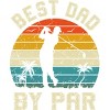 Men's Design By Humans Best Dad By Par Tropical Golf By T-Shirt - 2 of 2