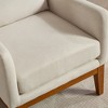 Grungis 26.18" Wide Modern Accent Chair,High Back Reading Chair with Wood Legs,Accent Chair for Bedroom,Reading Room,Office - 4 of 4