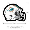 Evergreen Ultra-Thin Edgelight LED Wall Decor, Helmet, Miami Dolphins- 19.5 x 15 Inches Made In USA - 2 of 4