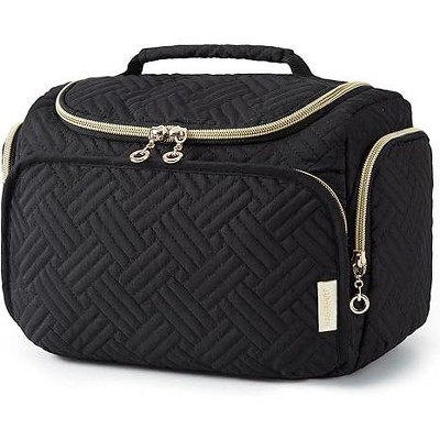 BAGSMART Travel Toiletry Bag, Large Wide-open Travel Bag for Toiletries