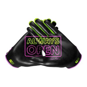 Always Open Football Gloves - VPS5 by Phenom Elite Black - 1 of 4