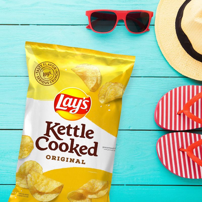 Lay's Kettle Cooked Original Potato Chips - 8.0oz, 5 of 6