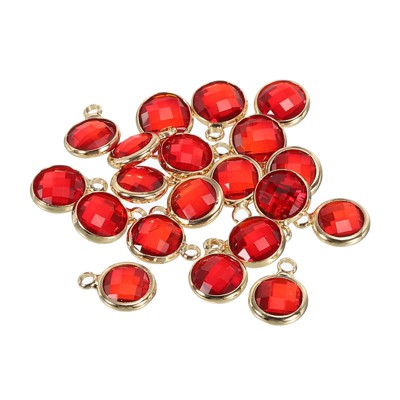 Unique Bargains DIY Jewelry Making Necklace Crystal Birthstone Pendant 20 Pcs