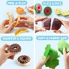 Joyfy 63PCS Montessori Color Sorting Play Food Toy Set for Kids, Pretend Play Kitchen Toy for Toddlers 3+ Years, Christmas Birthday Gift for Boy Girls - 4 of 4
