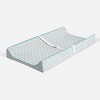 Bacati - Petals Quilted Muslin Changing Pad Cover Aqua - 2 of 4