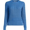 Lands' End Women's Drifter Modern Cable Crew Sweater - 3 of 3