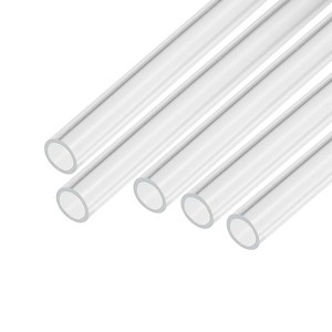 Unique Bargains Lamp Lantern Water Cooling System Acrylic Round Pipes Clear 9 Pcs 6" - 1 of 4