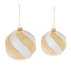 Distressed Glass Ball Ornament (Set of 6) - 3 of 4