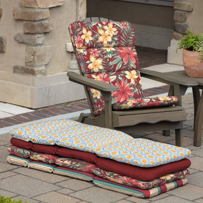 Ruby Clarissa Floral Outdoor Adirondack Chair Cushion