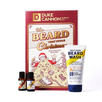 Duke Cannon Supply Co. The Beard That Stole Christmas Gift Set - 7oz/3pk