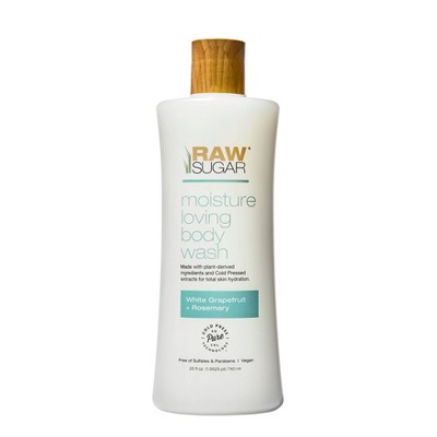 Raw Sugar Moisture Loving Body Wash Grapefruit + Rosemary - 25 fl oz
