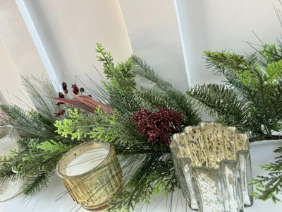 2 buy Boxes Of Threshold Designed With Studio McGee Cedar & Eucalyptus Garland