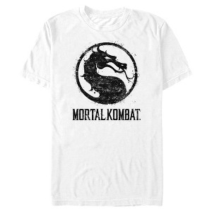 Men's Mortal Kombat Distressed Classic Logo T-Shirt - 1 of 4