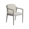Nertpow 7-Piece Outdoor Dining Set ¨C Gray Chairs (Set of 6) + Acacia Wood Expandable Table - 4 of 4