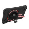 MyBat Rotatable Stand Protector Cover (with Wristband) for Samsung T307 (Galaxy Tab A 8.4 (2020)) - Black / Black - 4 of 4