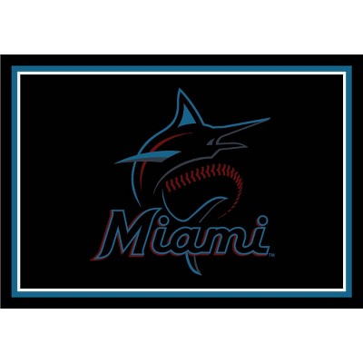 MLB Florida Marlins 8"x11" Spirit Rug