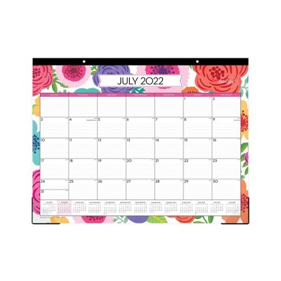Photo 1 of 2022-23 Academic Desk Pad Calendar 22x17 Monthly Mahalo - Blue Sky