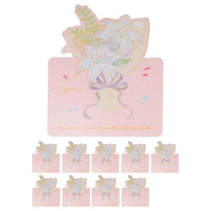 Unique Bargains Greeting Cards Floral Pattern for All Occasions 10 Pcs - 1 of 4